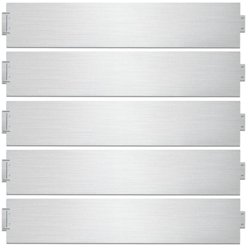 Einfeben - 20M Bordure de pelouse 100x18cm Bordure de tonte Bordure de chemin Bordure de parterre Métal galvanisé Bordure de parterre