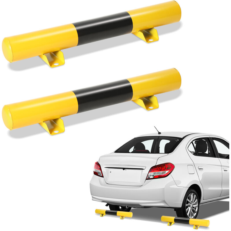 Einfeben - 2X Butée de parking Voiture Parking Bande réfléchissante Garage Bande réfléchissante