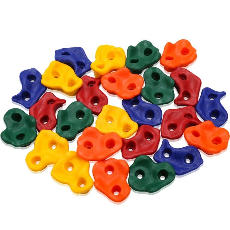 40 pièces Prises d'escalade Multicolore pe d'escalade tient grande escalade tient extérieur pour tour de jeux - Einfeben