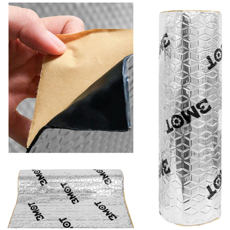 50x400cm tapis isolant voiture véhicule isolation 2qm tapis anti-drone coffre professionnel - Einfeben