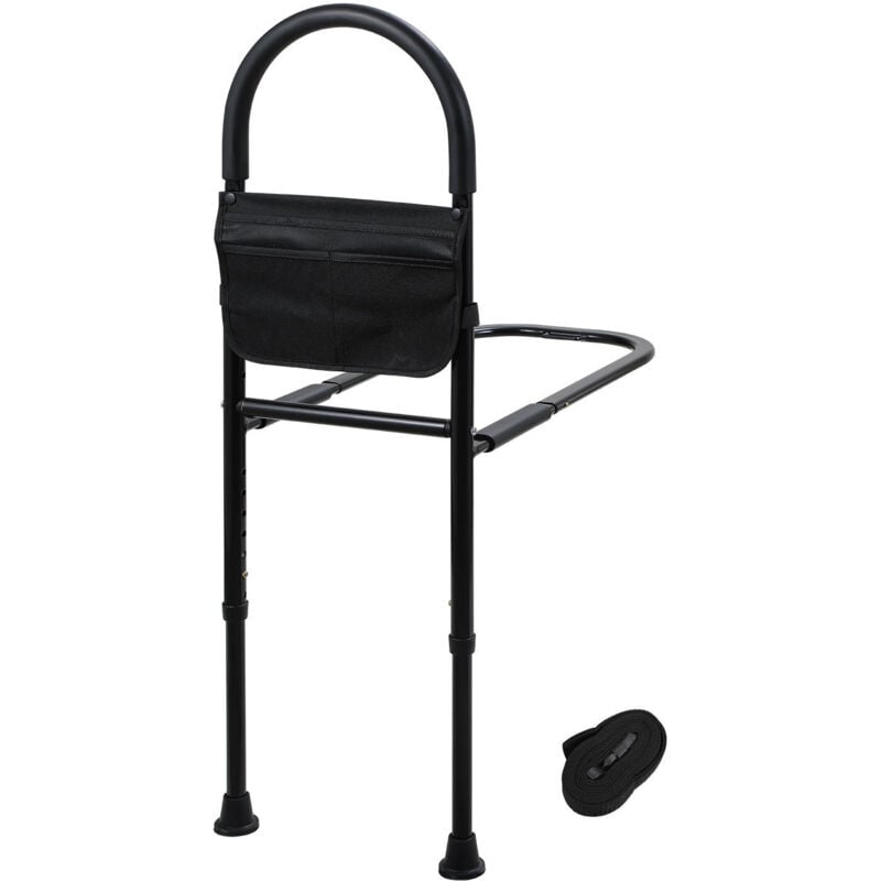 Einfeben - Aide à la verticalisation du lit Barrière de Lit Pour la Sécurité des Personnes Âgées Poignée de Lit Réglable en Hauteur Aide à L'entrée