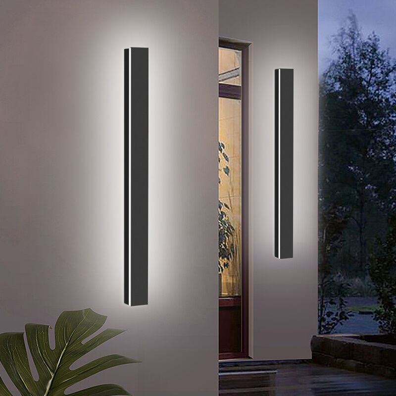 Applique murale led Chambre Intérieur Moderne Extérieur Lampe de couloir Salle à manger 100cm 21W Blanc froid