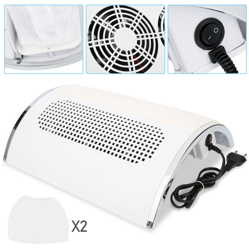 Einfeben - Aspirateur de table manucure - 3 moteurs - 2 sacs