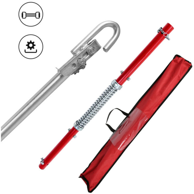 Barre de remorquage Récupération Boule Attelage Amortisseur Ressort stabilisateur Pôle 2 Tonne - Einfeben