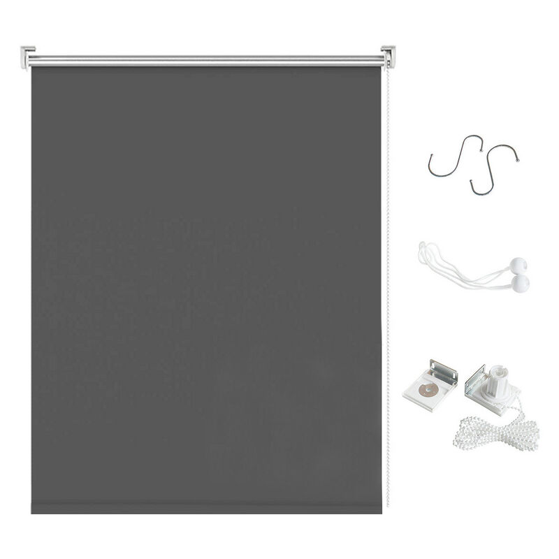 Einfeben - swanew Store vertical store vertical résistant aux uv protection contre le vent et brise-vue anthracite 180 x 140 cm