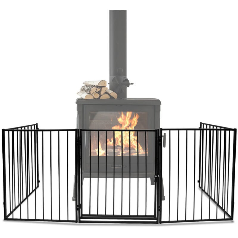 Barriere de securite Grande version 3M 5 panneaux Pre assemble 305 x 76 cm - Einfeben