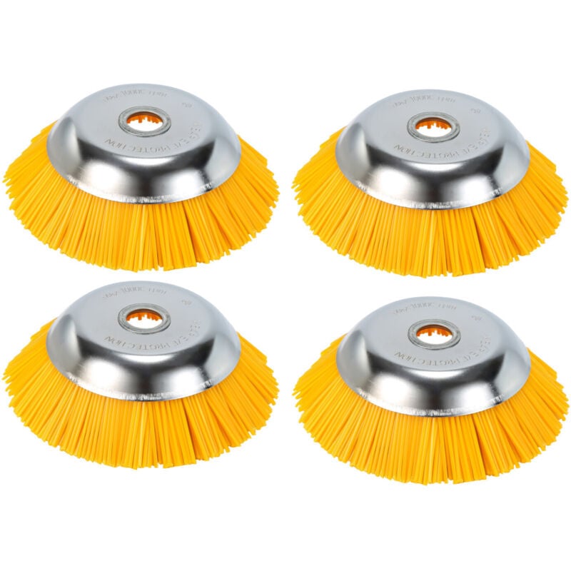 EINFEBEN Brosse à mauvaises 4pcs 8 pouces 25,4 x 200 mm herbes en nylon