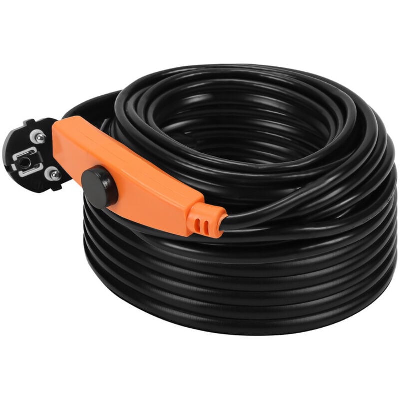 Einfeben - Câble chauffant Câble antigel Traçage de tuyaux autorégulant avec thermostat 18m 288W