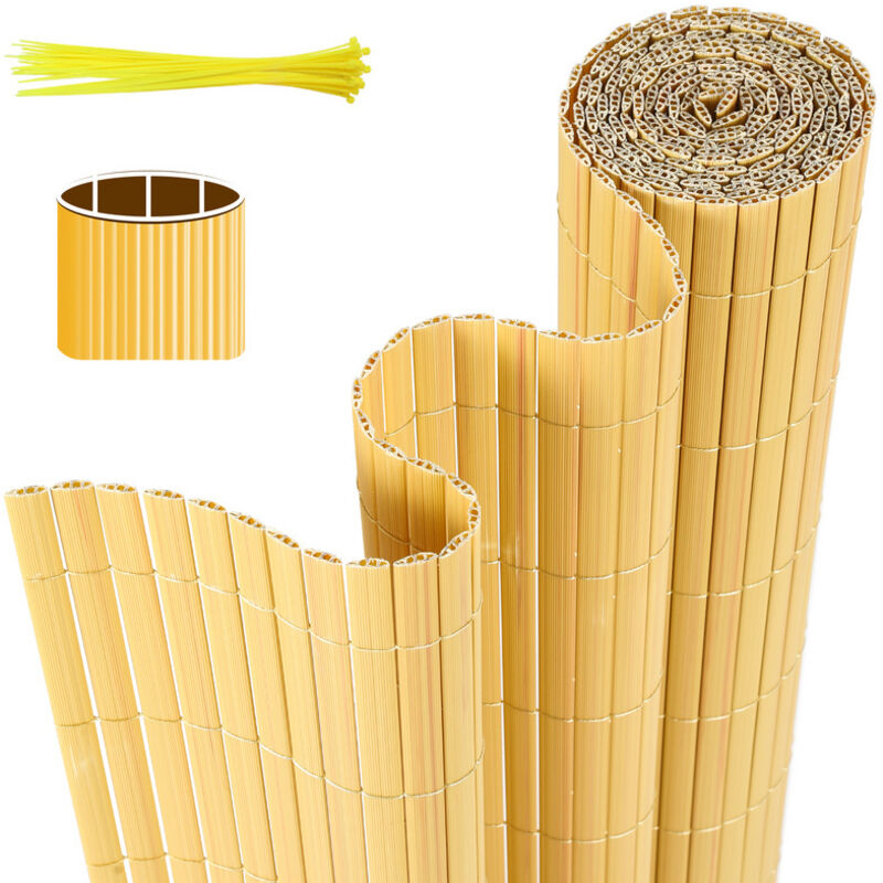 Einfeben - Canisse pvc, Brise Vue pour Jardin, Balcon et Terrasse, Occultant Cloture, Résistant aux Intempéries, Intimité,avec