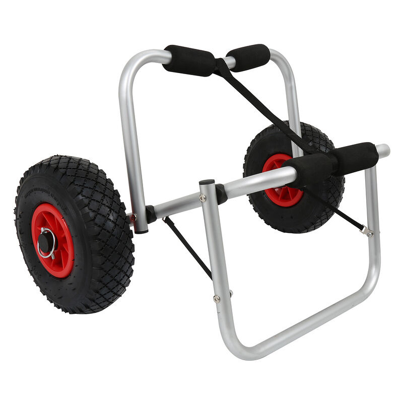 Chariot de Transport pliant Alu jusqu'à 80 kg pour bateaux canoë ou kayak