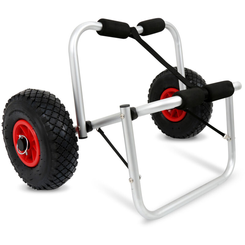 Chariot pour kayak Chariot de transport kayak Roues ballon 80 kg