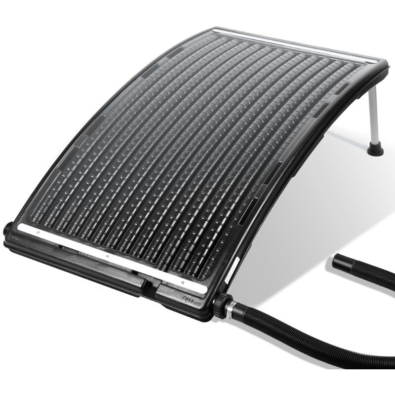 Chauffage solaire pour piscine Panneau de chauffage solaire de piscine capacité jusqu'à 15 litres capteur hdpe 1 pièce 110 x 69 x 14 cm - Einfeben