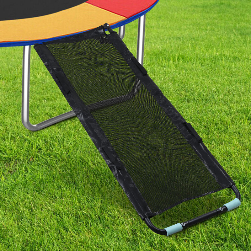 Chelle de trampoline,Echelle universelle pour trampolines extérieurs - 150cm - noire - Einfeben