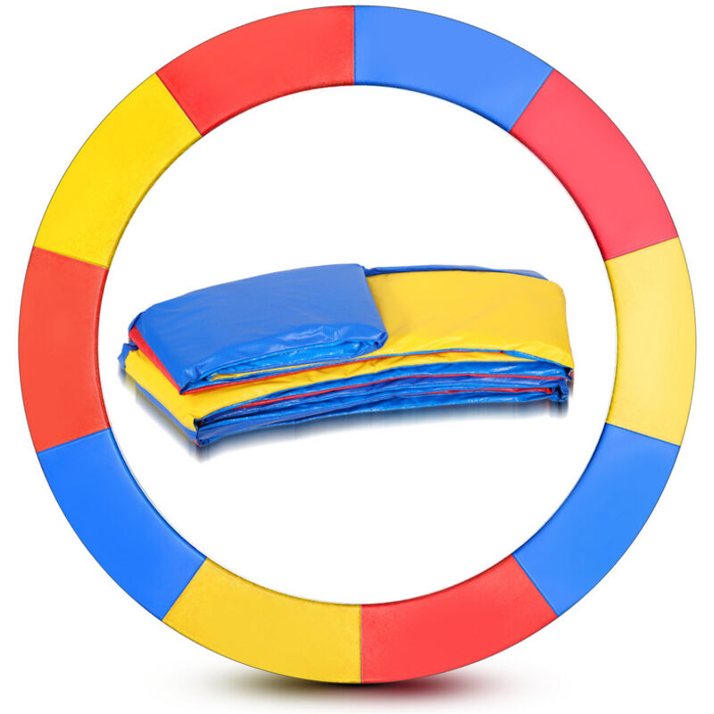 Einfeben - swanew Coussin de Protection pour Trampoline , Protection des Bords Ressort pour Trampoline, Résistant aux uv, 305 cm Multicouleur