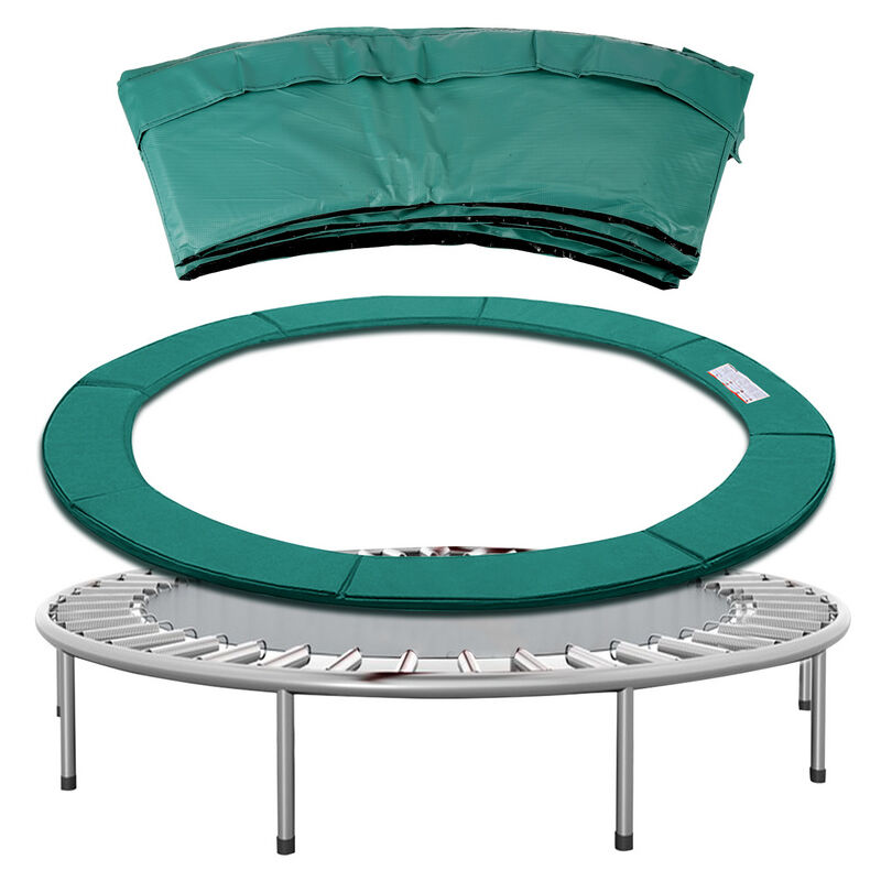 Einfeben - swanew Coussin de Protection pour Trampoline , Protection des Bords Ressort pour Trampoline, Résistant aux uv, 305 cm Vert