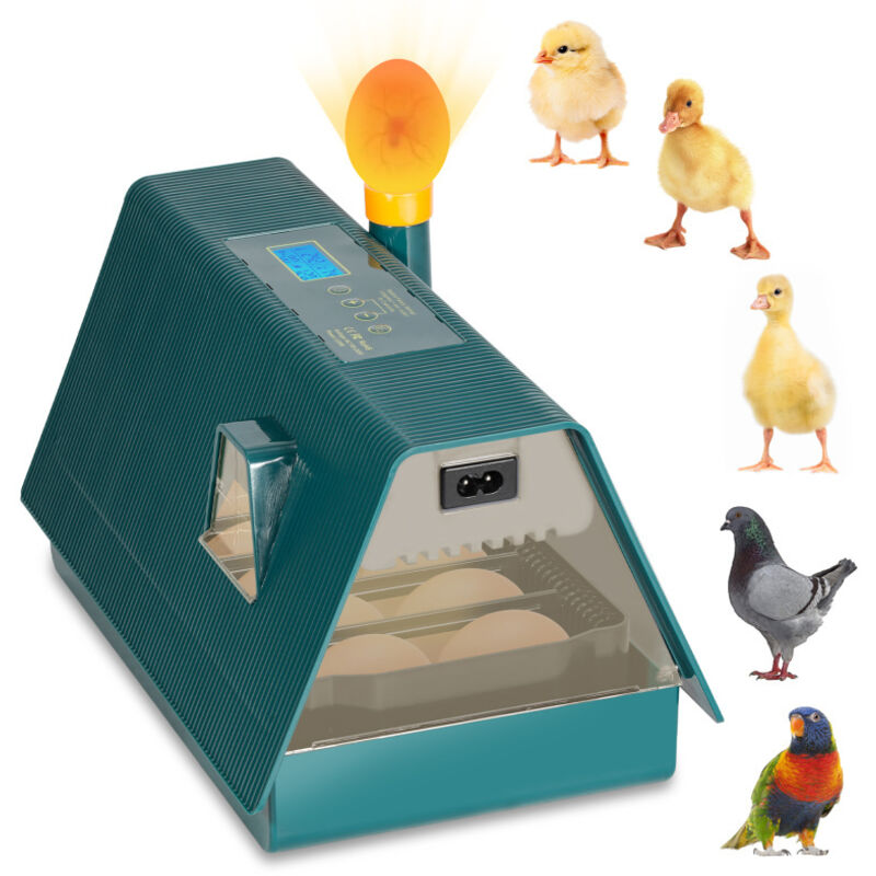 Einfeben - Couveuse automatique 10 oeufs Appareil à couver Incubateur Volaille Incubateur à moteur