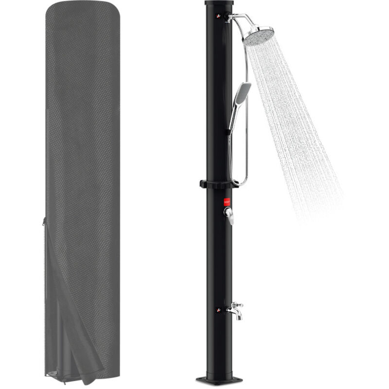 Douche solaire d'extérieur Douche Solaire pour Piscine Douche Solaire de Jardin 20L Avec housse de protection et douchette - Einfeben