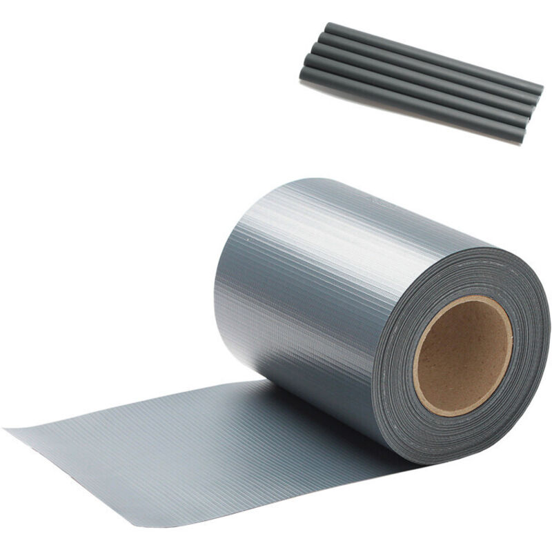 Cran d'intimité de jardin Résistant aux intempéries Pare-vue Clôture Jardin pvc Anthracite 35mx19cm - Einfeben