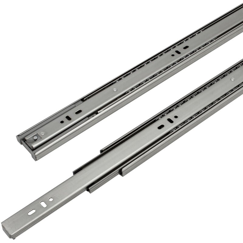 Glissières de tiroirs Coulisses pour charges lourdes softclose Coulisses à sortie totale 45mm 550mm 10X - Einfeben