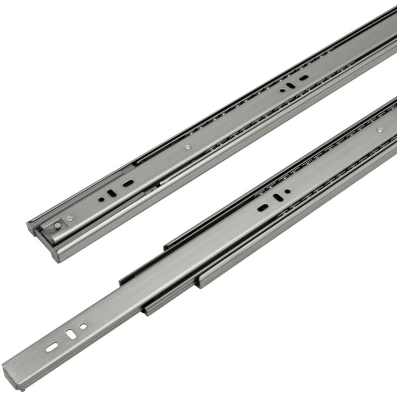 Glissières de tiroirs Coulisses pour charges lourdes softclose Coulisses à sortie totale 45mm 250mm 4X - Einfeben