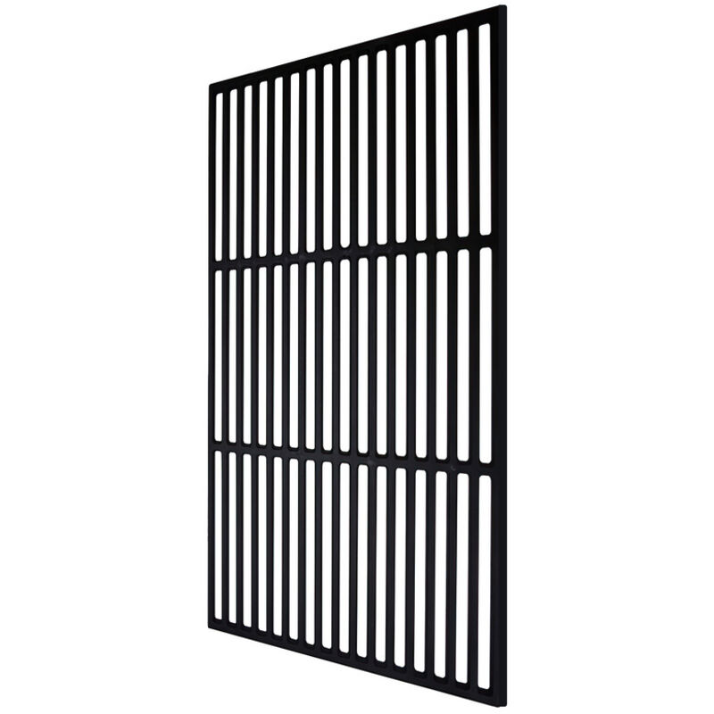 Einfeben - Grille de cuisson en fonte émaillée Grille bbq Carrée Terrasse Jardin 54x34cm