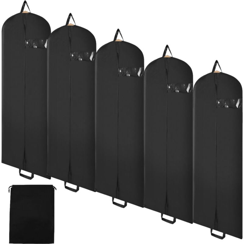 EINFEBEN Housses de Vêtements,5x 150x60cm Housses de Protection, housse à vêtements