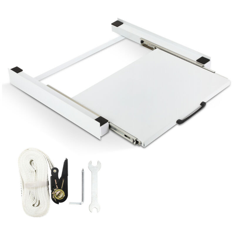 Einfeben - Kit de superposition cadre de connexion pour laveuse-sécheuse blanc 60x54 cm