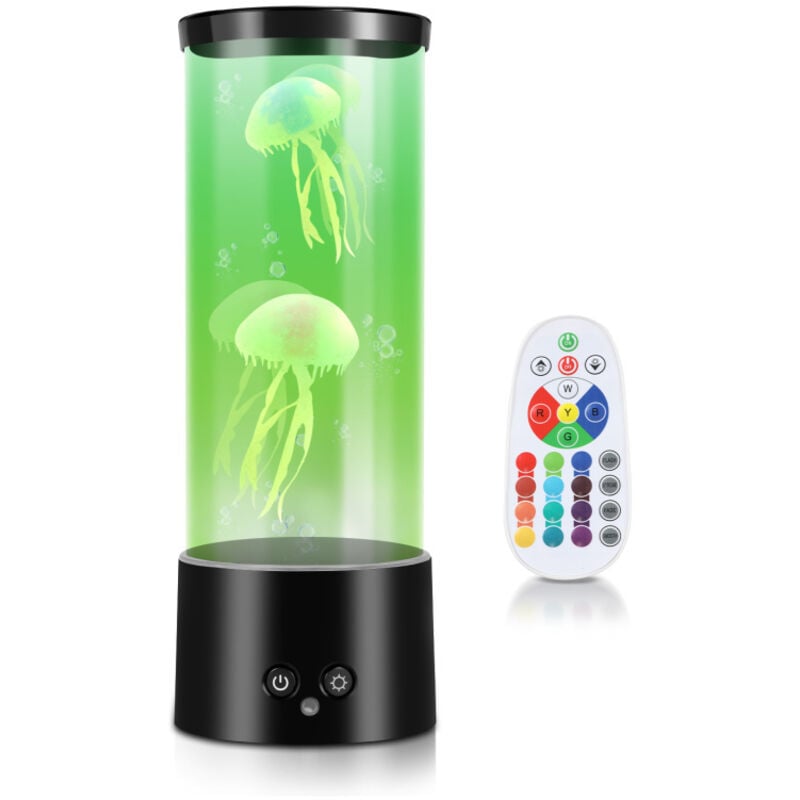 Einfeben - led méduse rvb lampe cascade ambiance chambre lave Cadeau créatif pour vous Lampe à eau pour le calme et la détente Cadeau parfait