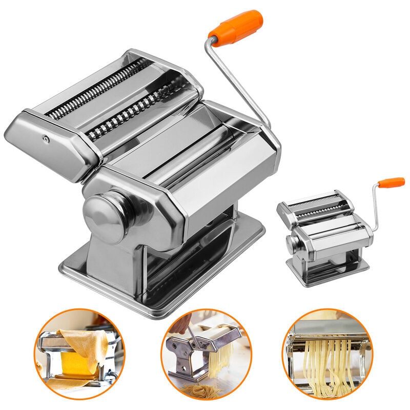 Einfeben - Machine pour Faire des Pâtes, Machine à Pâtes, Spaghettis, tagliatelles, lasagnes, Epaisseur de coupe 7 réglages d'épaisseur