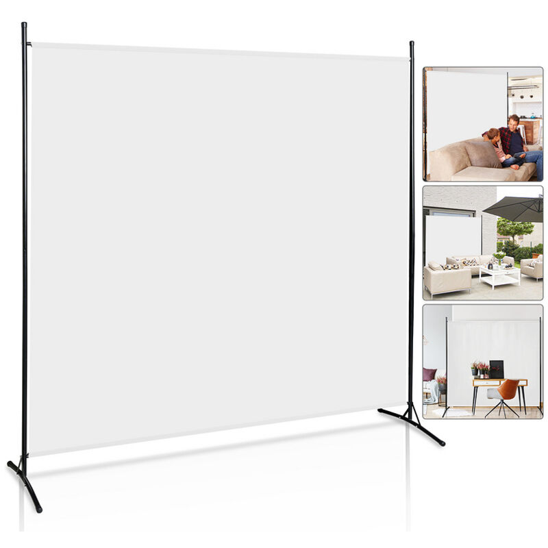Paravent Paravents Balcon Séparation de pièce plusieurs choix Outdoor Cloison mur écran 1 pièce Beige - Einfeben