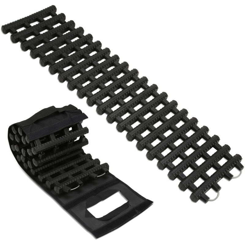 Piste de Traction 1x aide au démarrage 100cm Tapis antidérapants Voiture Hiver Grip Traction Boards Neige Traces de récupération - Einfeben