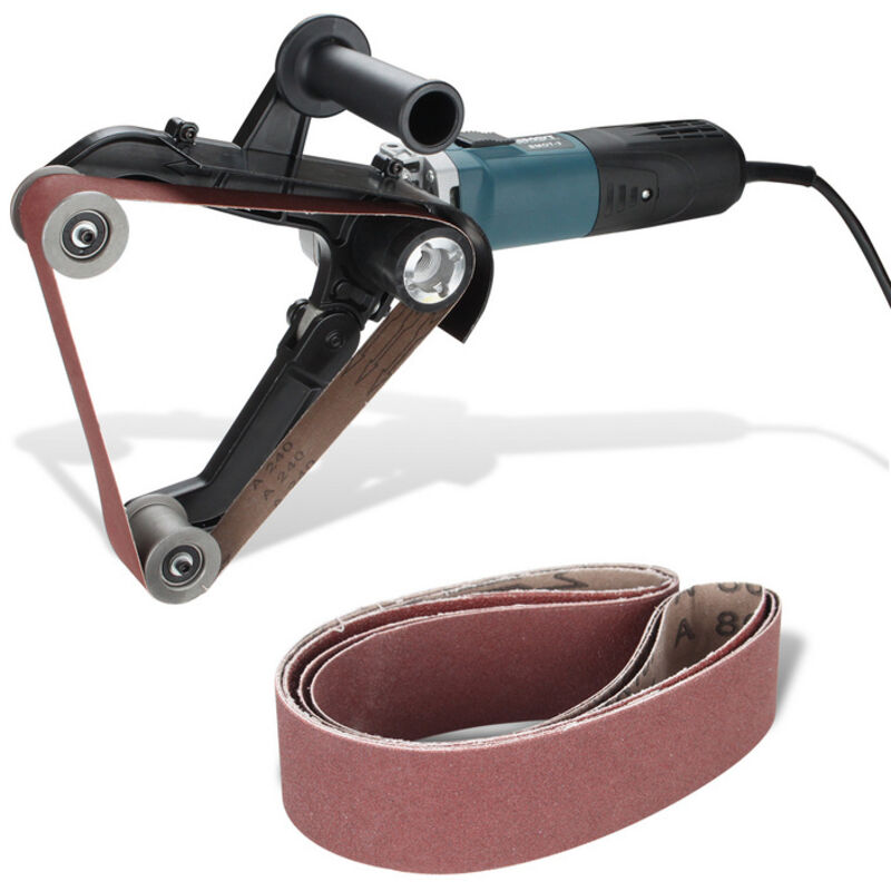 Ponceuse à bande 760mm 1300W 3 Tailles de grain 80/100/120 de polissage travail efficace meuleuse