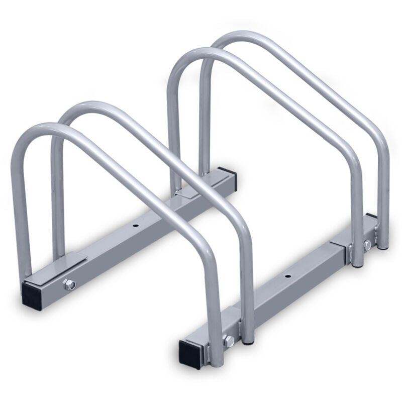 Einfeben - Râtelier vélos pour 2 vélos, 41x32x26cm, Support à vélo en acier galvanisé, peut être fixé au sol/au mur, pour largeurs de pneus de 3,5 à