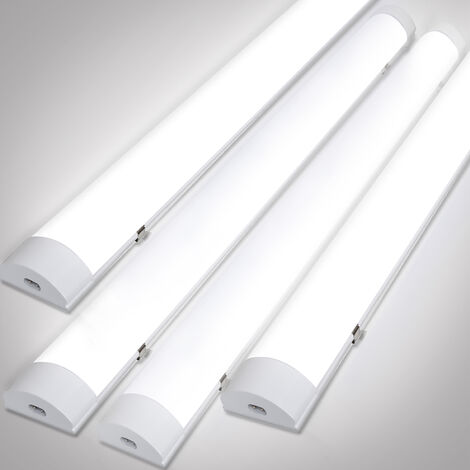 Réglette LED Étanche 60cm 18W IP65 - Blanc Froid 6000K-8000K - 1500 Lumens - SILAMP - 9