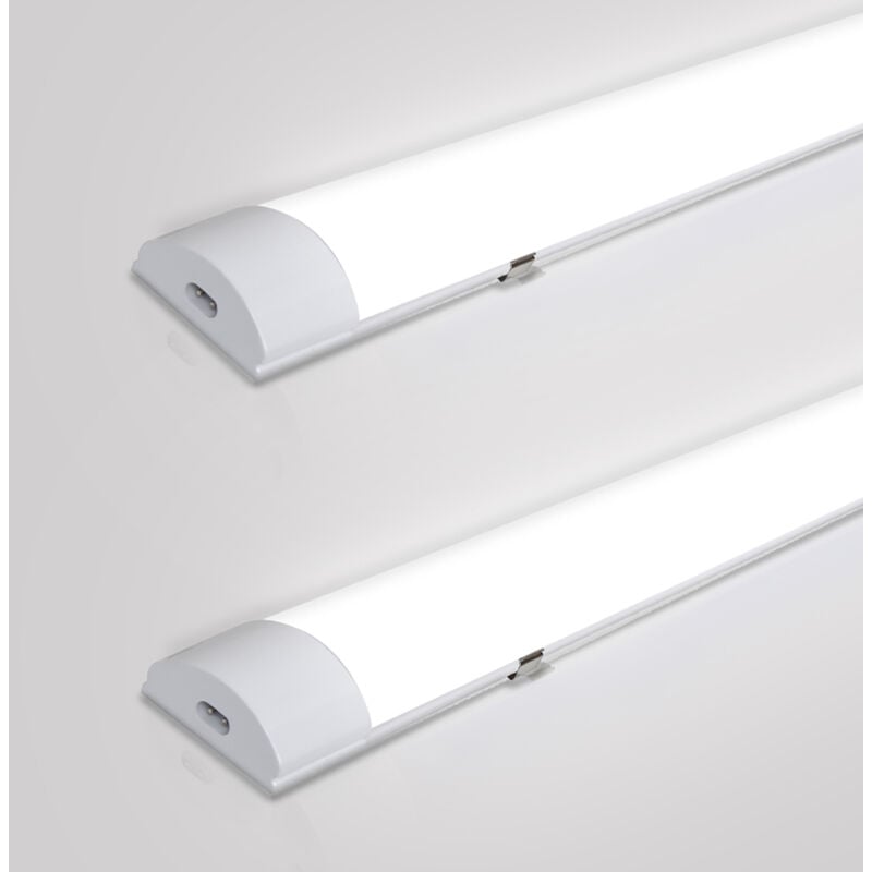 Einfeben - swanew Réglette led étanche tubes led 150cm 48W interconnectable traversante IP65 Plafonnier led pour locaux pièces humides Blanc Neutre