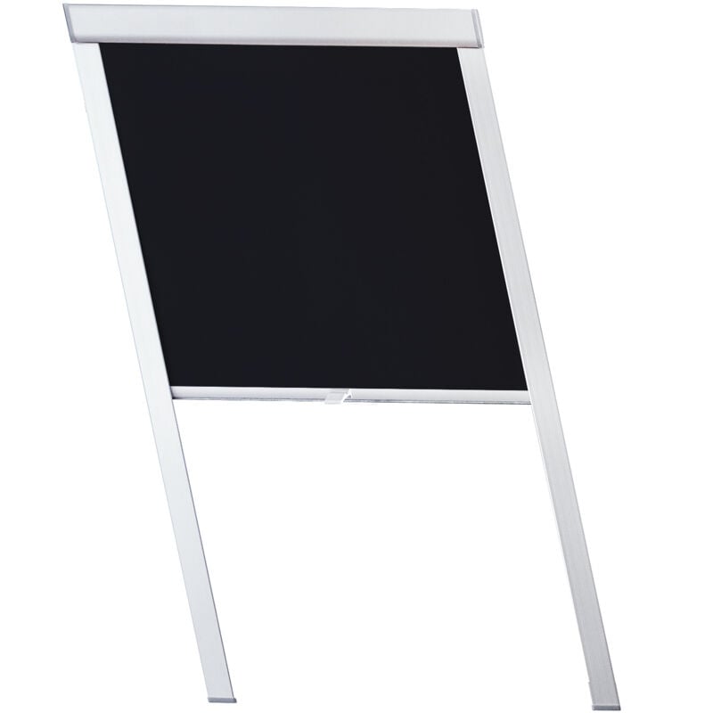 Einfeben - Store enrouleur occultant Store lucarne S06 noir 100% store enrouleur thermique occultant fenêtre pour ggl ggu ghl pour Velux