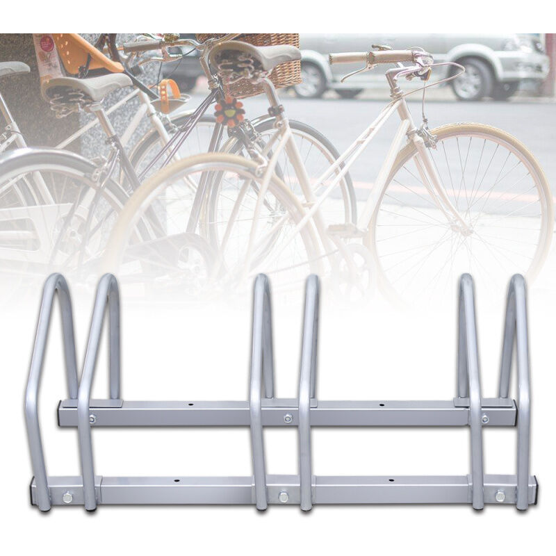 Einfeben - Râtelier Vélo pour 1/2/3/4/5/6 Vélos, Range Vélo au Sol ou Mural,en Suspension - 3 Vélos