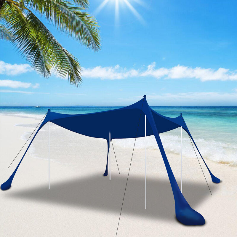 Tente de plage Event Pavillon Beachmuschel Tente de fête de haute qualité Protection uv 3x3x2m Tente événementielle - Einfeben