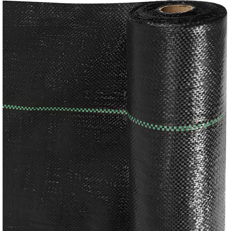 Einfeben - Toiles de Paillage 200x2500cm, tissu anti-mauvaises herbes 100g/m2, 50 m², non-tissé toiles