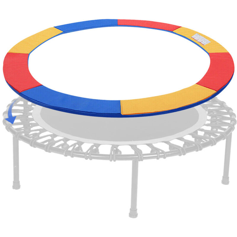 Einfeben - Trampoline bord couvre trampoline ressort housse de protection latérale ø244cm Coloré