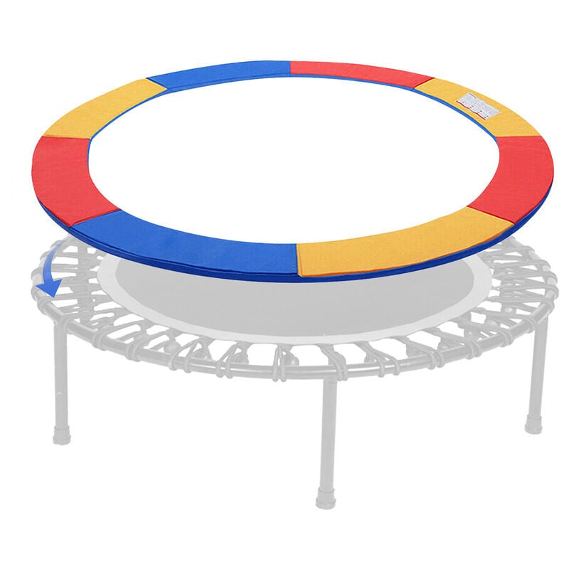 Trampoline bord couvre trampoline ressort housse de protection latérale ø305cm Coloré - Coloré - Einfeben