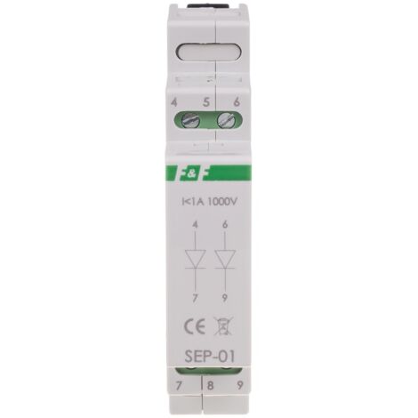 Eingangssignaltrenner SEP-01, 1A 1000V, 1 Modul
