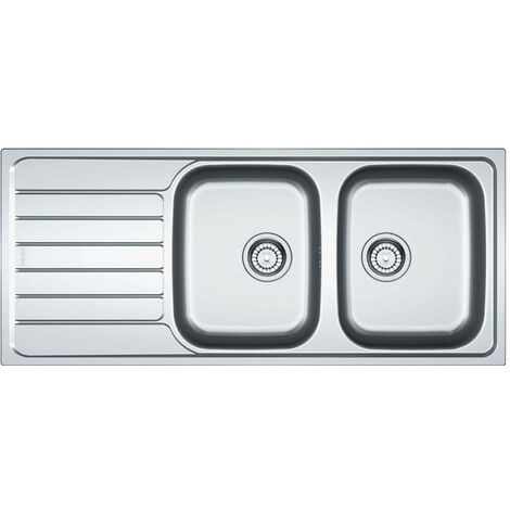 Eingebaute spüle 80cm automatischer edelstahl mit siphon - Franke - SKX621