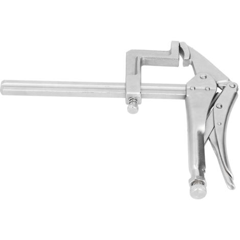 Einhand-Schraubstock, spitze Holzklemmstange aus Chrom-Vanadium-Stahl, F-Klemme, Schnellspann-Griffstange, verstellbare Schiebestangenklemme.