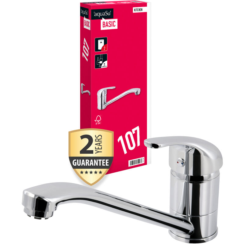 Einhandmischer Tiado für Küchenspüle | Niederdruck | Chrom | Wasserhahn