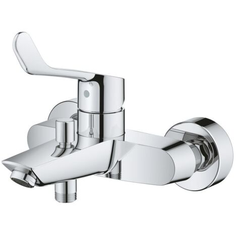 Einhebel-Wannenmischer Grohe Eurosmart, langer Hebel, chrom - 25243003
