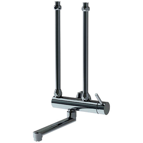 Einhebelmischer für Elektro-Warmwasserbereiter KWC ND, Ausladung 192 mm, chrom - 114.86 Z 280