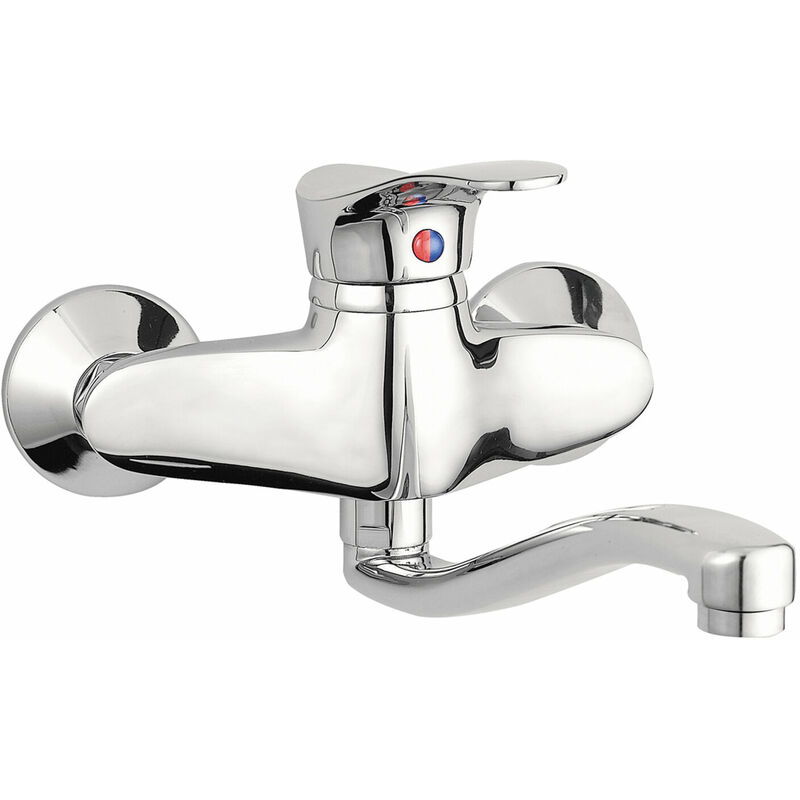 Einhebelmischer Wand Küchenarmatur Spültischarmatur Küchen Wasserhahn