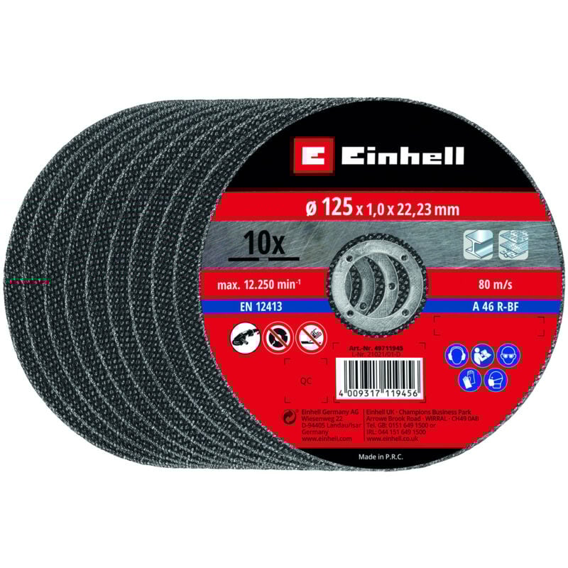Image of Einhell Trennscheibe dünn ø 125 mm x 22,23 mm