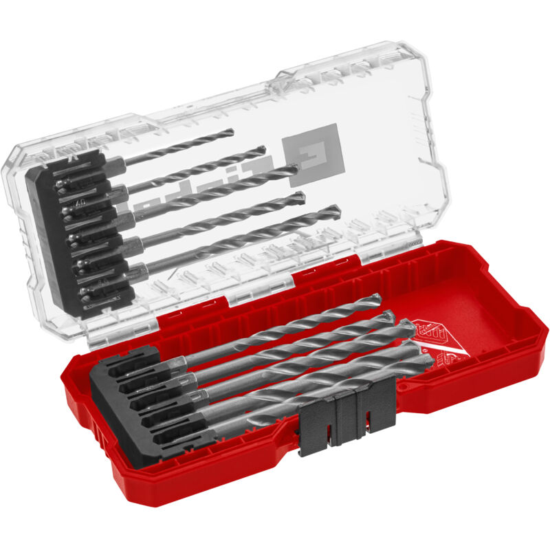 Einhell 108743 acier à métaux Jeu de forets spiralés pour pierre 10 pièces 3 mm 4 mm 5 mm 6 mm 7 mm 8 mm 9 mm 10 - vue 2
